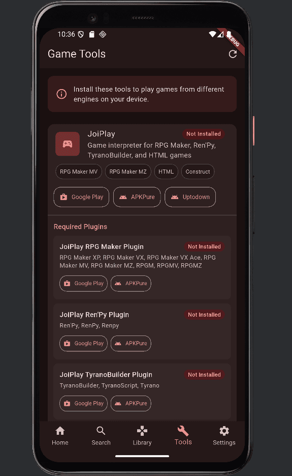 Minimalist Interface